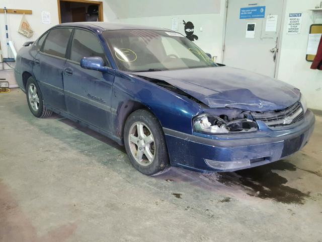 2G1WH55K939290980 - 2003 CHEVROLET IMPALA LS BLUE photo 1