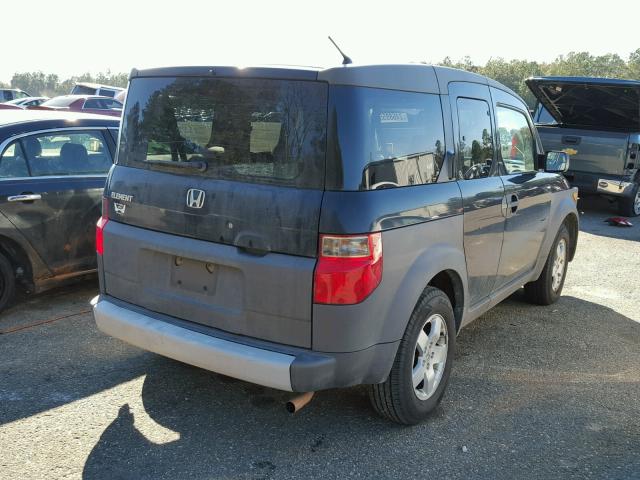 5J6YH28523L005558 - 2003 HONDA ELEMENT EX BLACK photo 4