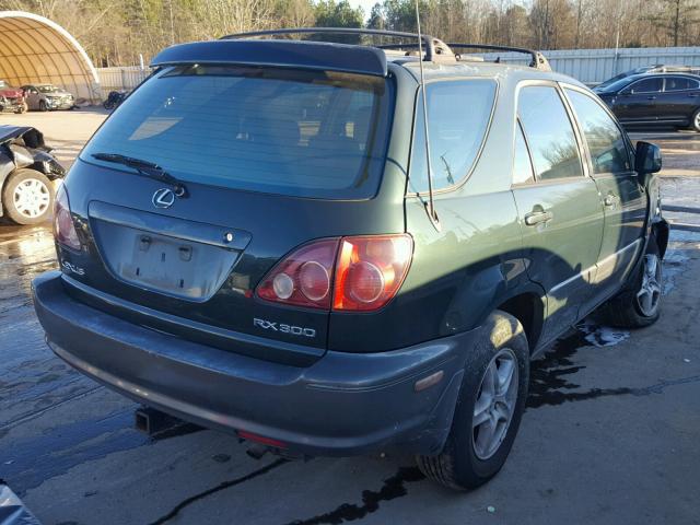 JT6HF10U9X0045109 - 1999 LEXUS RX 300 GREEN photo 4