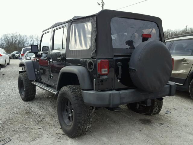 1J4BA3H19AL102072 - 2010 JEEP WRANGLER U BLACK photo 3