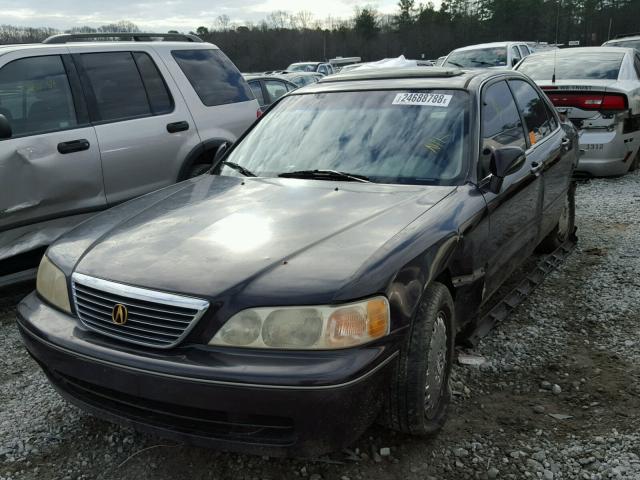 JH4KA966XVC009637 - 1997 ACURA 3.5RL BURGUNDY photo 2