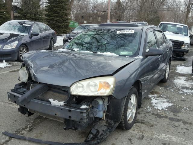1G1ZT54825F244581 - 2005 CHEVROLET MALIBU LS BLUE photo 2