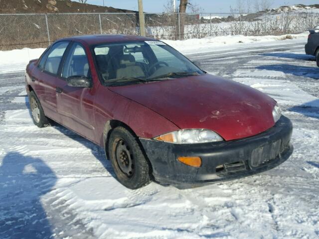 1G1JC5241X7253007 - 1999 CHEVROLET CAVALIER RED photo 1