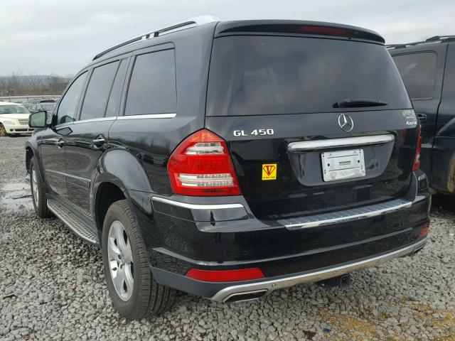 4JGBF7BE0BA676174 - 2011 MERCEDES-BENZ GL 450 4MA BLACK photo 3