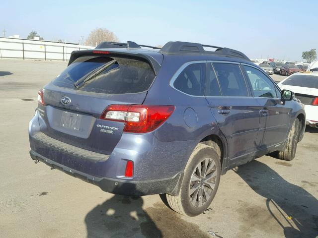 4S4BSANC7H3239871 - 2017 SUBARU OUTBACK 2. BLUE photo 4