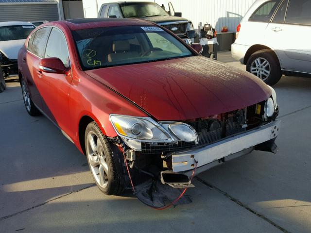 JTHBE96S580036753 - 2008 LEXUS GS 350 BURGUNDY photo 1