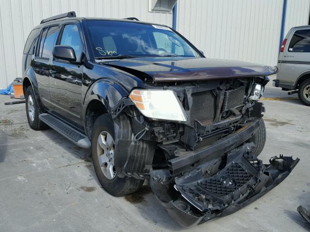 5N1AR18U58C628150 - 2008 NISSAN PATHFINDER BLACK photo 1