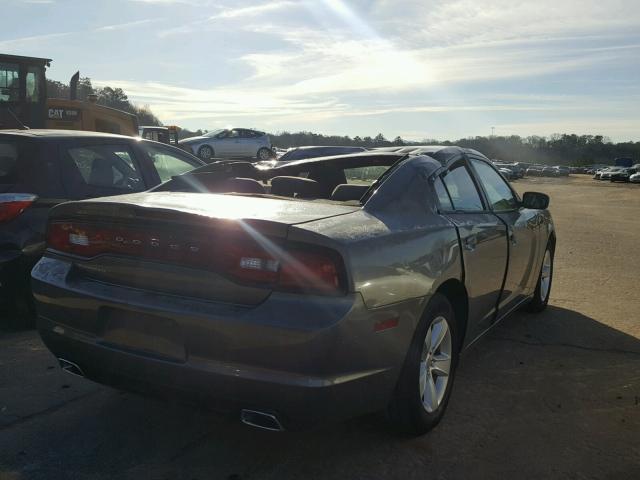 2B3CL3CG5BH581994 - 2011 DODGE CHARGER SILVER photo 4