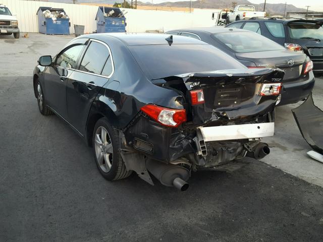 JH4CU2F6XAC013927 - 2010 ACURA TSX BLACK photo 3