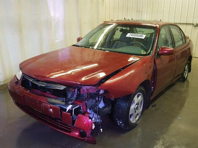 1G1NE52J92M666191 - 2002 CHEVROLET MALIBU LS 红色 照片 2