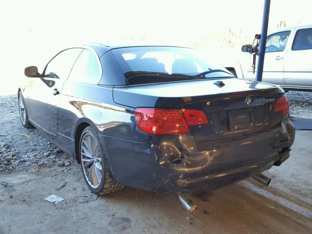 WBADX7C50BE260625 - 2011 BMW 335 I BLACK photo 3