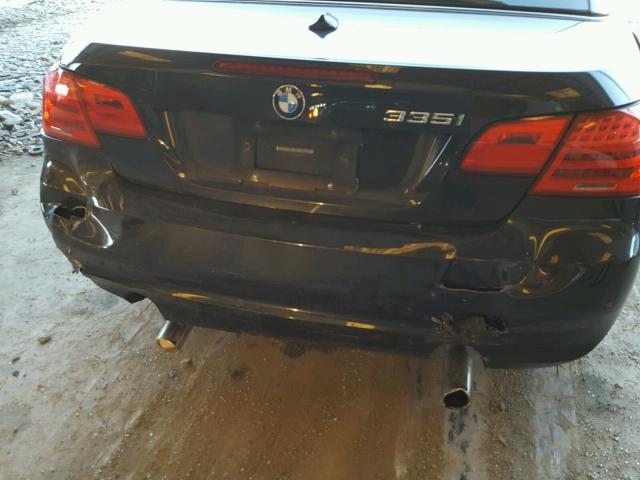 WBADX7C50BE260625 - 2011 BMW 335 I BLACK photo 9