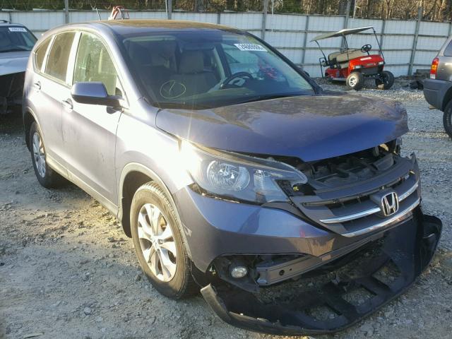 3CZRM3H56CG704775 - 2012 HONDA CR-V EX BLUE photo 1