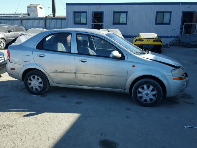 KL1TJ526X4B240232 - 2004 CHEVROLET AVEO LS GOLD photo 9