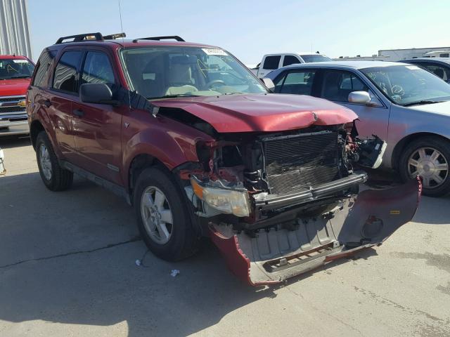 1FMCU03188KC65461 - 2008 FORD ESCAPE XLT RED photo 1