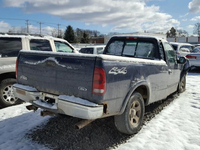 1FTRF18W42NA32413 - 2002 FORD F150 BLUE photo 4