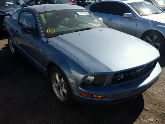 1ZVHT80N675271112 - 2007 FORD MUSTANG BLUE photo 1