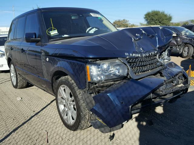 SALMF1D44BA338042 - 2011 LAND ROVER RANGE ROVE BLUE photo 1