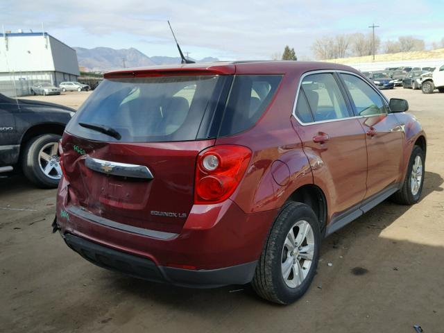 2CNALBEWXA6360207 - 2010 CHEVROLET EQUINOX LS RED photo 4