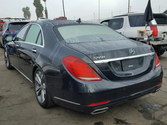 WDDUG8CB8GA243980 - 2016 MERCEDES-BENZ S 550 GRAY photo 3