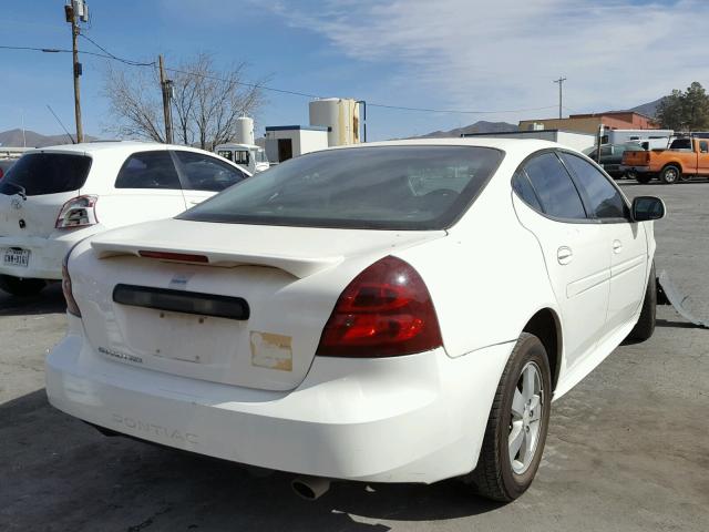 2G2WP552X71122378 - 2007 PONTIAC GRAND PRIX WHITE photo 4