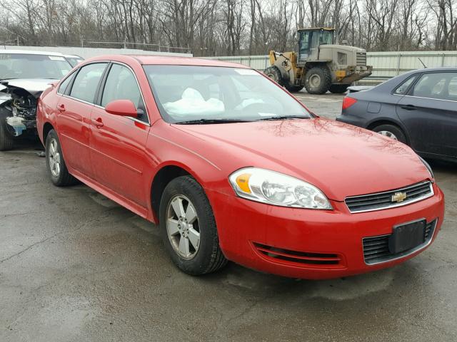 2G1WF5EK9B1236341 - 2011 CHEVROLET IMPALA LS RED photo 1