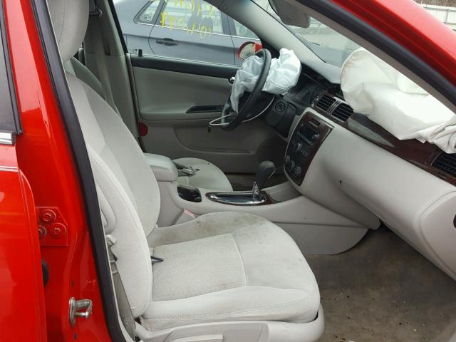 2G1WF5EK9B1236341 - 2011 CHEVROLET IMPALA LS RED photo 5