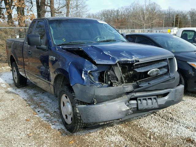 1FTRF12267NA79777 - 2007 FORD F150 BLUE photo 1