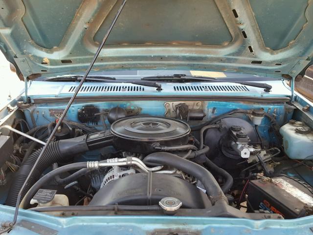 1B7FL16GXLS712553 - 1990 DODGE DAKOTA BLUE photo 7