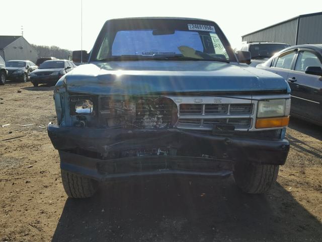 1B7FL16GXLS712553 - 1990 DODGE DAKOTA BLUE photo 9