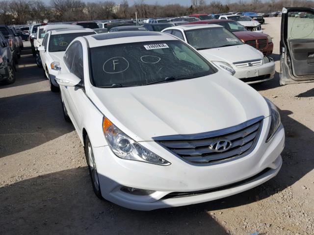 5NPEC4AC7BH151968 - 2011 HYUNDAI SONATA SE WHITE photo 1