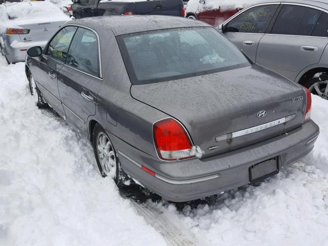 KMHFU45E83A262725 - 2003 HYUNDAI XG 350 GRAY photo 3