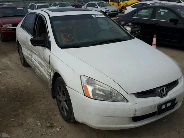 1HGCM665X3A016312 - 2003 HONDA ACCORD EX WHITE photo 1