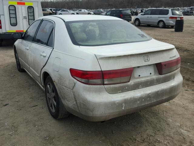 1HGCM665X3A016312 - 2003 HONDA ACCORD EX WHITE photo 3