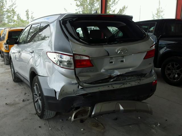 KM8SMDHF3GU158120 - 2016 HYUNDAI SANTA FE S SILVER photo 3