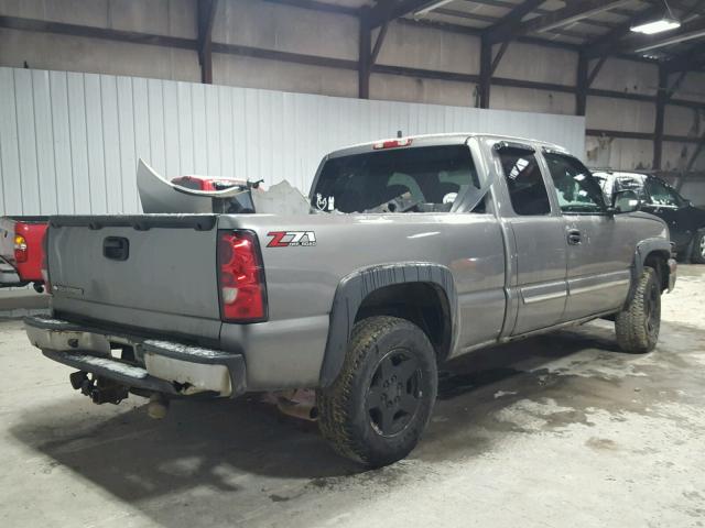 1GCEK19B86Z117579 - 2006 CHEVROLET SILVERADO GRAY photo 4