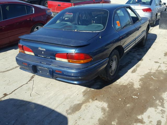 1G2HX53L9N1268942 - 1992 PONTIAC BONNEVILLE BLUE photo 4