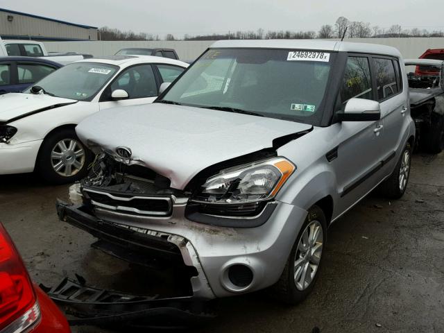 KNDJT2A63C7442468 - 2012 KIA SOUL + SILVER photo 2