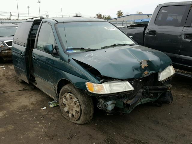 2HKRL186X2H524355 - 2002 HONDA ODYSSEY EX GREEN photo 1