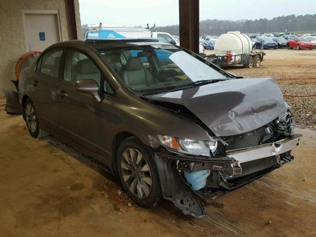 2HGFA1F97BH507934 - 2011 HONDA CIVIC EXL BROWN photo 1