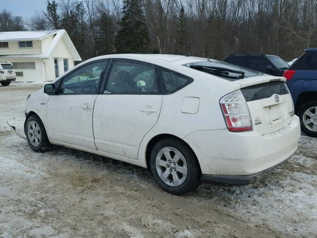 JTDKB20U897879995 - 2009 TOYOTA PRIUS WHITE photo 3