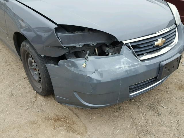 1G1ZS58F77F155944 - 2007 CHEVROLET MALIBU LS GRAY photo 9