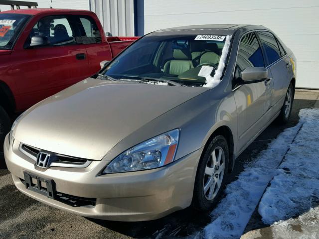 1HGCM66575A001785 - 2005 HONDA ACCORD EX GOLD photo 2