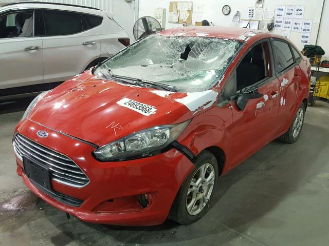 3FADP4BJ3FM224479 - 2015 FORD FIESTA SE RED photo 2