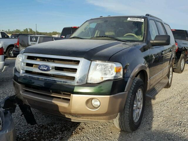 1FMJU1H55EEF21106 - 2014 FORD EXPEDITION GREEN photo 2