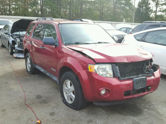 1FMCU93Z08KA42356 - 2008 FORD ESCAPE XLT RED photo 1