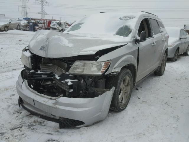 3C4PDCAB7DT517969 - 2013 DODGE JOURNEY SE SILVER photo 2