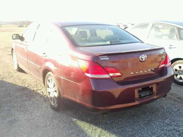 4T1BK36B57U181110 - 2007 TOYOTA AVALON XL BURGUNDY photo 3