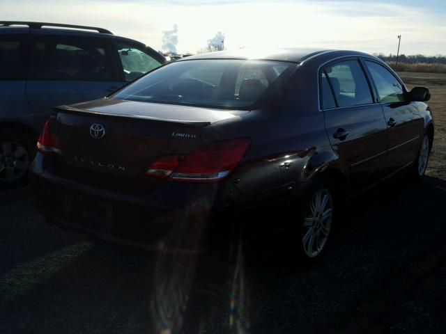 4T1BK36B57U181110 - 2007 TOYOTA AVALON XL BURGUNDY photo 4