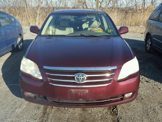 4T1BK36B57U181110 - 2007 TOYOTA AVALON XL BURGUNDY photo 9